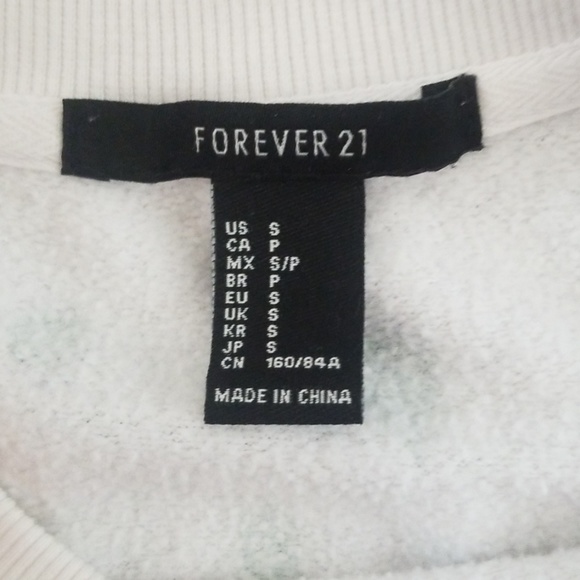 Forever 21 White Cactus Sweatshirt - Picture 4 of 4